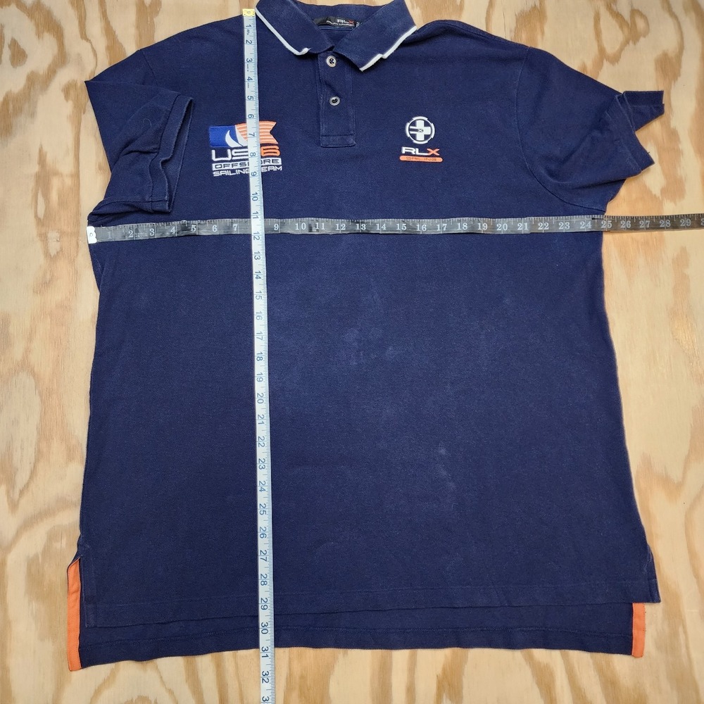 Ralph Lauren RLX Polo Shirt Size XXL Offshore Racing Sailing Pony US-6 Team - Picture 6 of 6